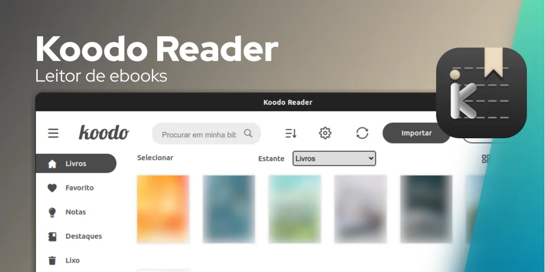 Koodo é um incrível leitor de ebooks de código aberto