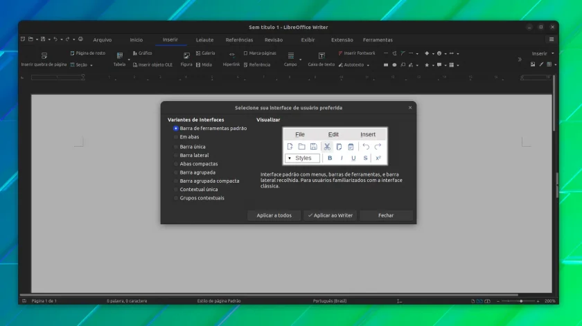 libreoffice_escolhendo_normal libreoffice_escolhendo_normal