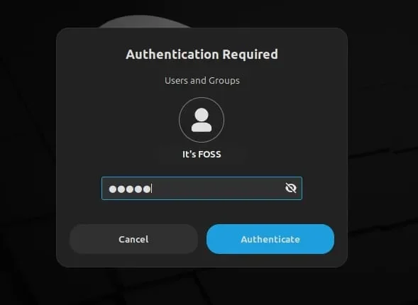 Autenticação no Linux Mint 22.1