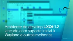 Ambiente de desktop LXQt 1.2 lançado com suporte inicial à Wayland e outras melhorias
