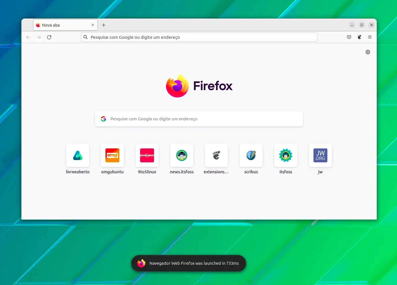 Medindo o tempo de inicialização de aplicativos no GNOME
