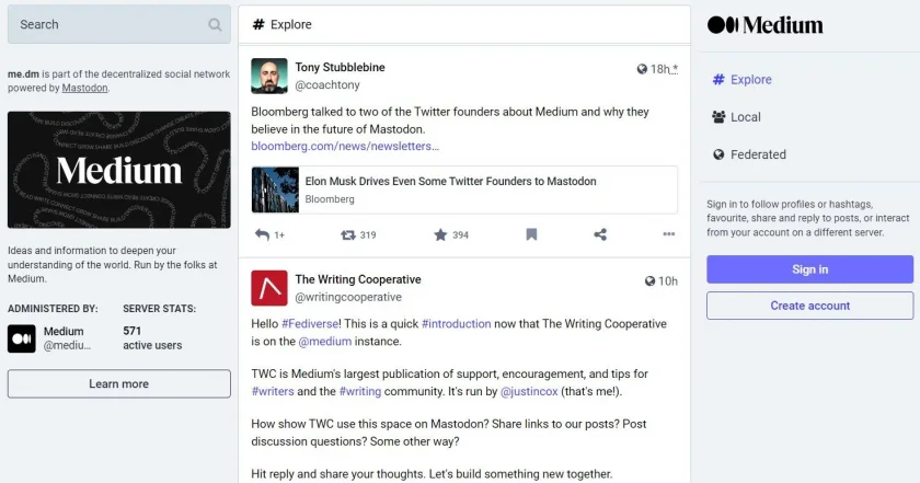 instância média do mastodonte
