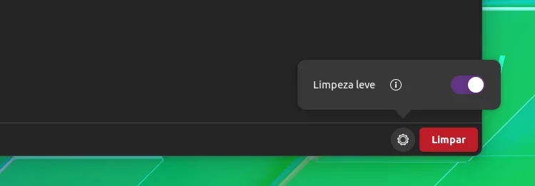 Metadata Cleaner e opção de limpeza leve Metadata Cleaner e opção de limpeza leve