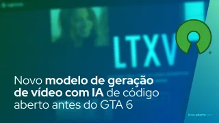 Novo modelo de geração de vídeo com IA de código aberto antes do GTA 6