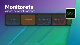 Monitorets é uma ferramenta de monitor de sistema legal para Linux