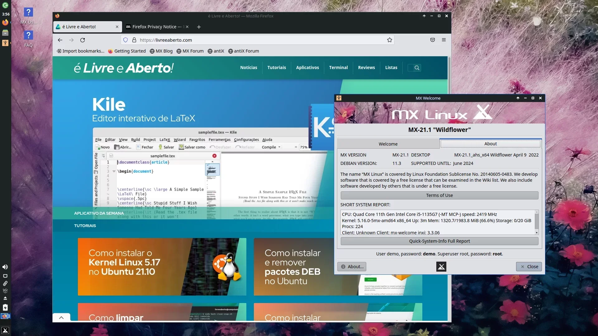 MX Linux 21.1 MX Linux 21.1