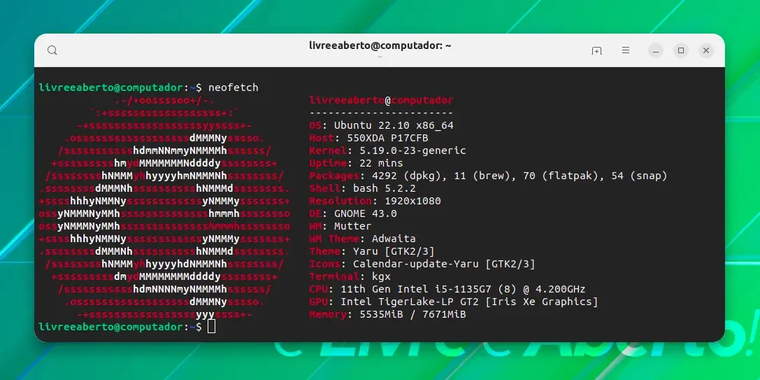 neofetch
