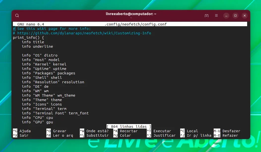neofetch_editando_configuracao neofetch_editando_configuracao