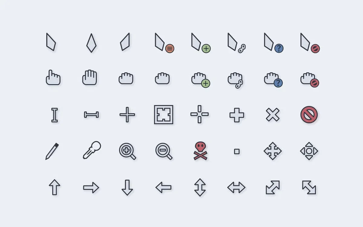 nordzy-cursors