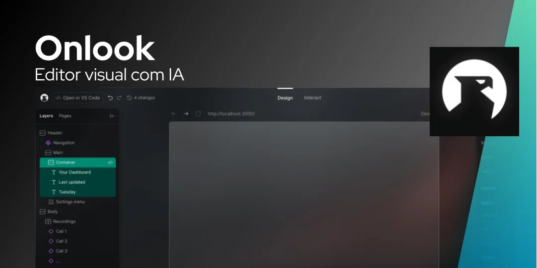 Onlook: o editor visual com inteligência artificial que combina código e design