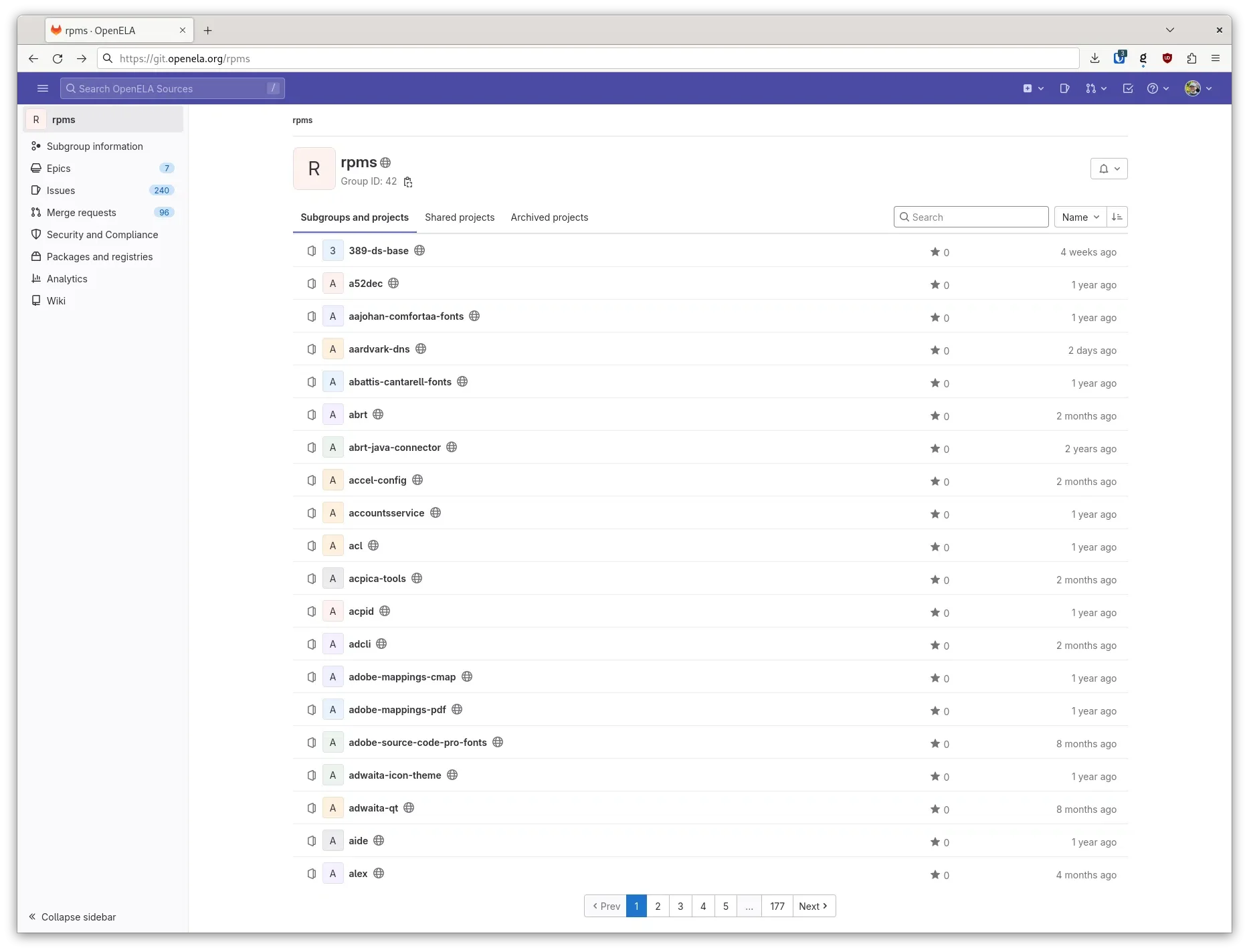 openela repo