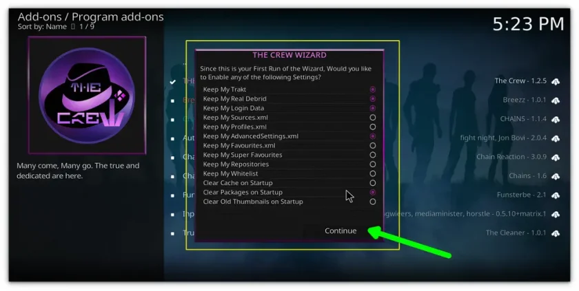 options-to-enable-in-team-crew-build options-to-enable-in-team-crew-build