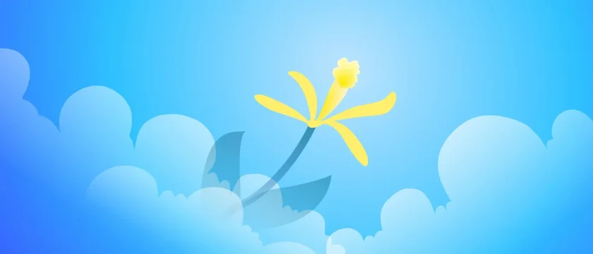 papel de parede baunilha os orchid