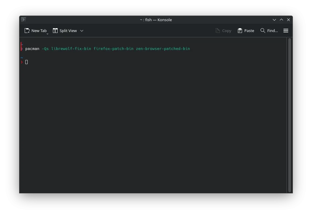 pacman-qs-command pacman-qs-command