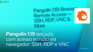 Pangolin 1.19 traz acesso remoto via navegador: SSH, RDP e VNC