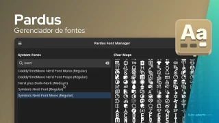 Gerencie fontes com facilidade com o Pardus Font Manager