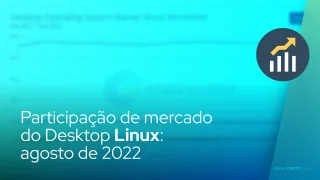 Participação de mercado do Desktop Linux: agosto de 2022
