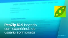 Gerenciador de arquivos de código aberto PeaZip 10.9 lançado com experiência de usuário aprimorada