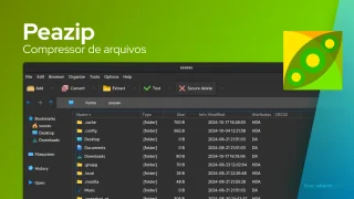 PeaZip: um arquivador versátil de código aberto e utilidade de criptografia