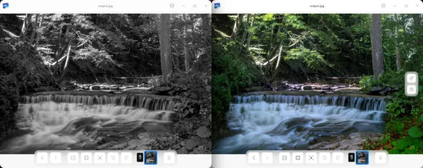 imagem colorindo deepin