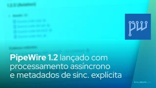 PipeWire 1.2 lançado com processamento assíncrono e metadados de sincronização explícita