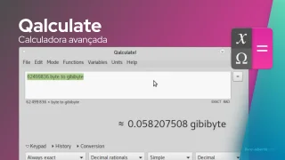 Qalculate, o melhor aplicativo de calculadora em todo o universo