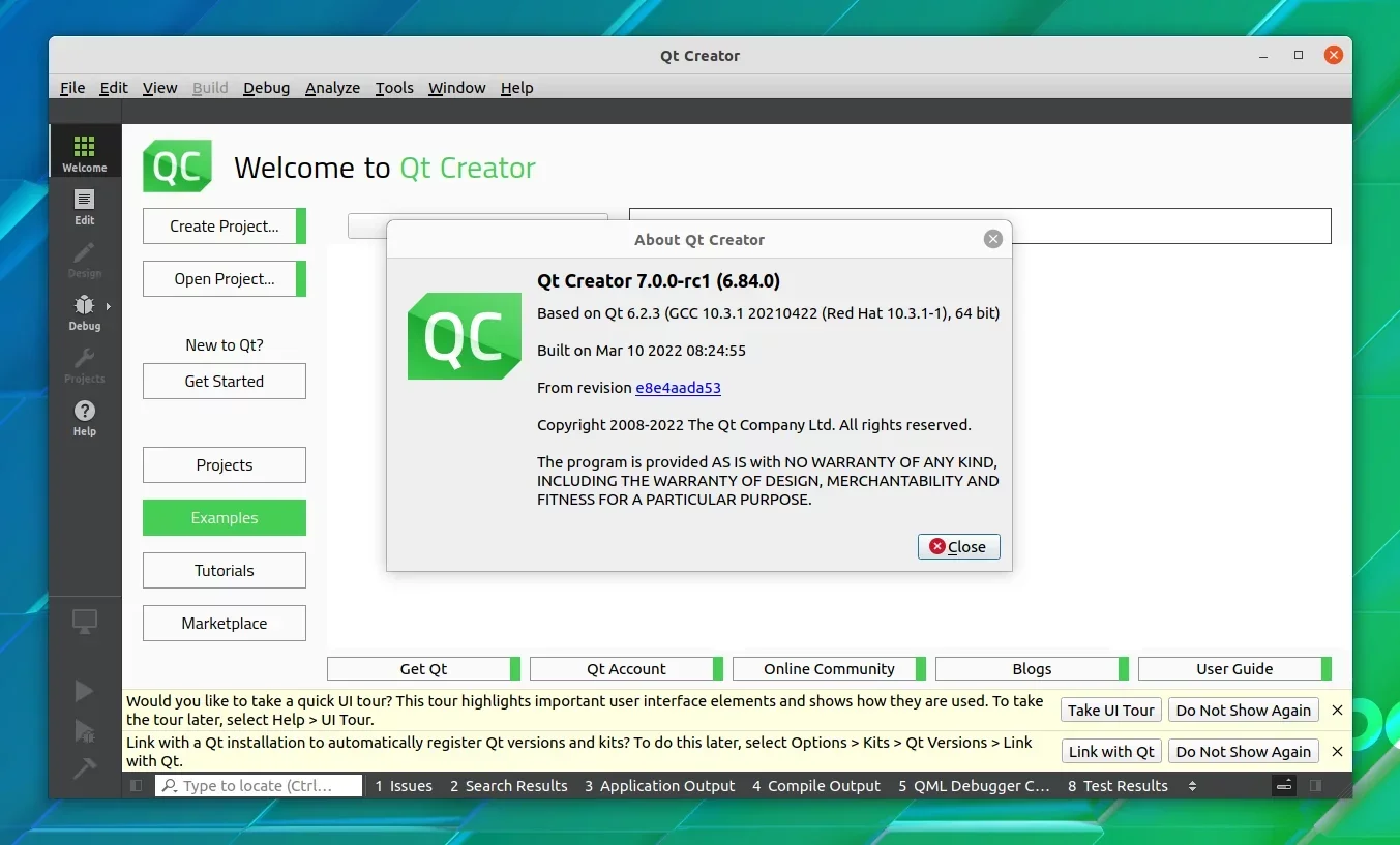 Qt Creator 7 Qt Creator 7