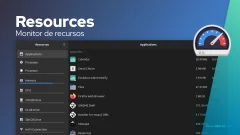 Resources é um novo e moderno monitor de sistema para Linux
