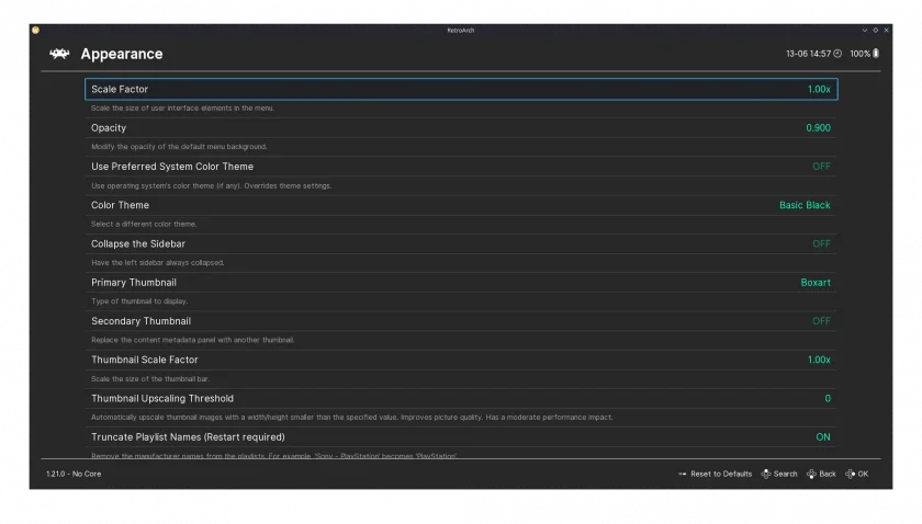 retroarch-appearance-page retroarch-appearance-page