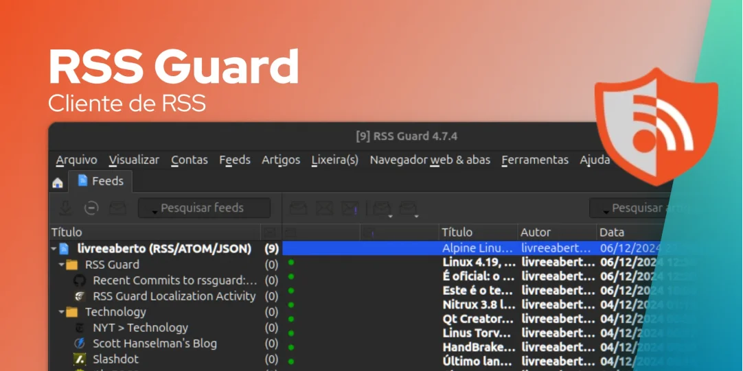 RSS Guard: um excelente aplicativo leitor de feeds de código aberto