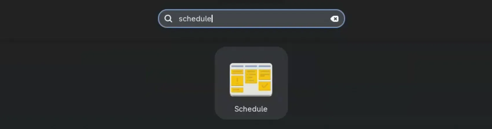 schedule-app-linux schedule-app-linux