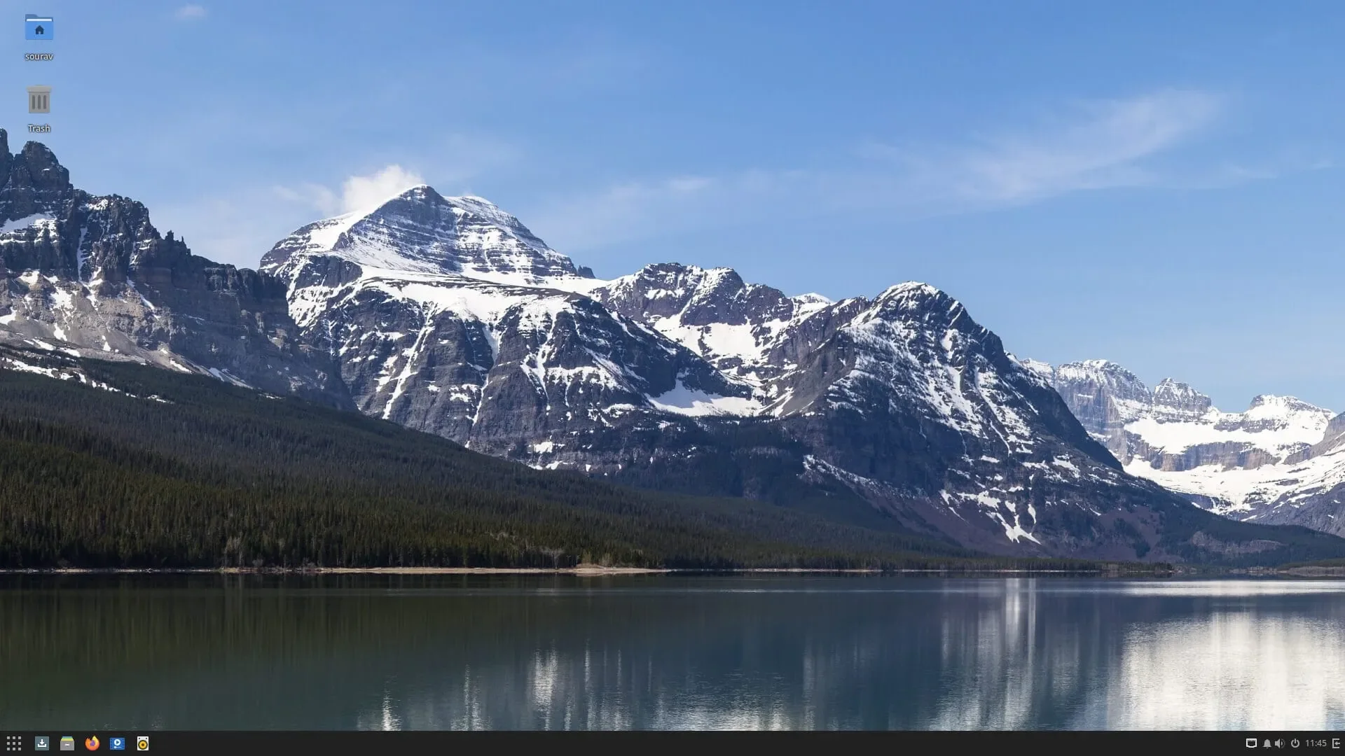 Uma captura de tela do Solus 4.5 executando o Budgie 10.8.2