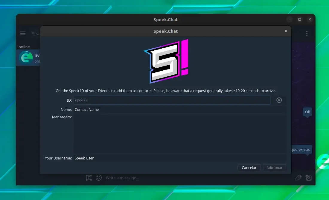 speek_adicionando_usuario speek_adicionando_usuario