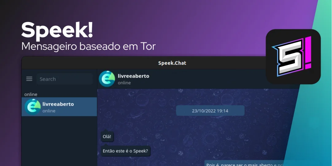 Speek: um aplicativo de bate-papo de código aberto que usa Tor