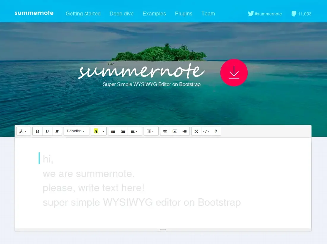 summernote summernote