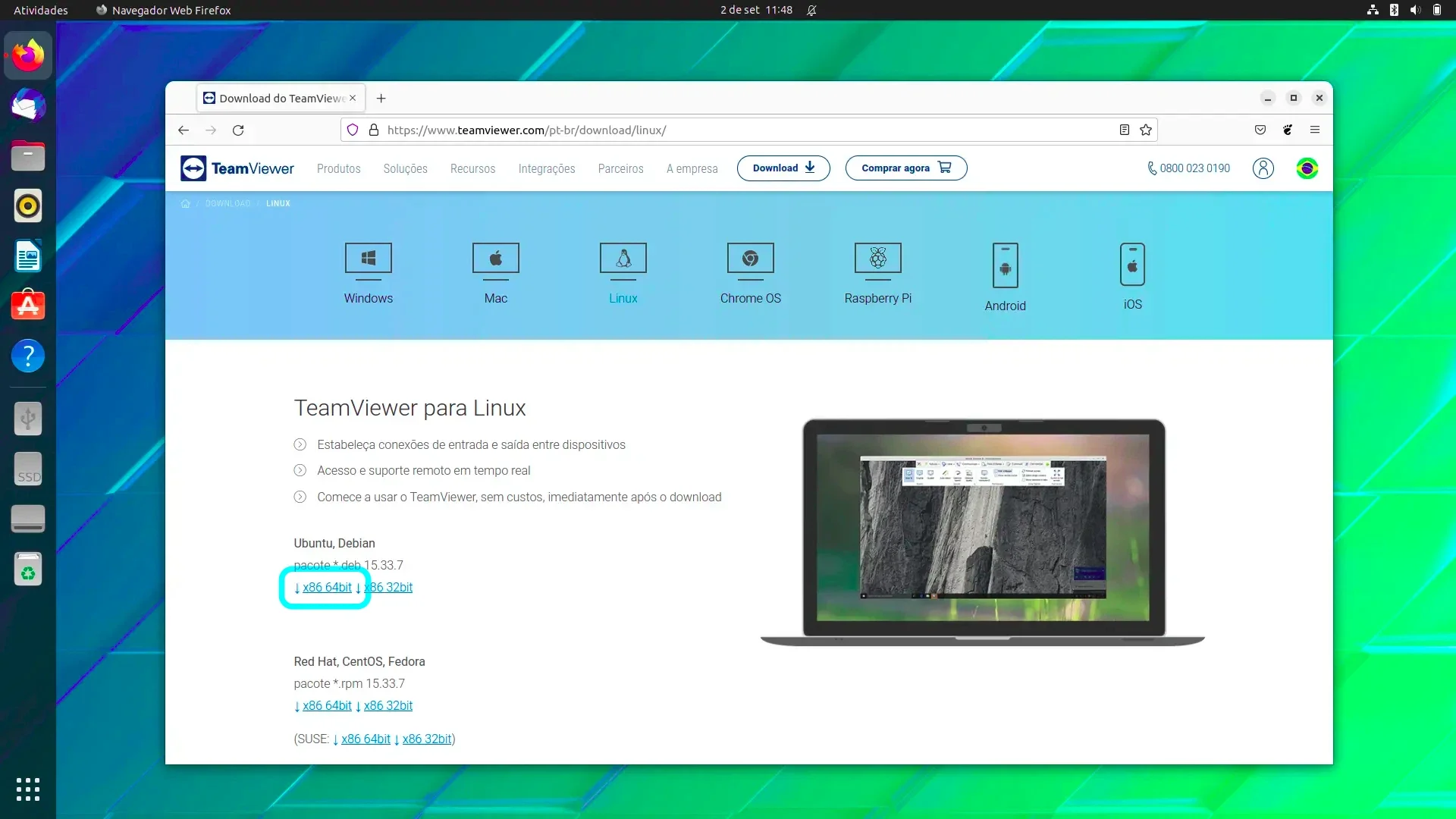 Download do TeamViewer Download do TeamViewer