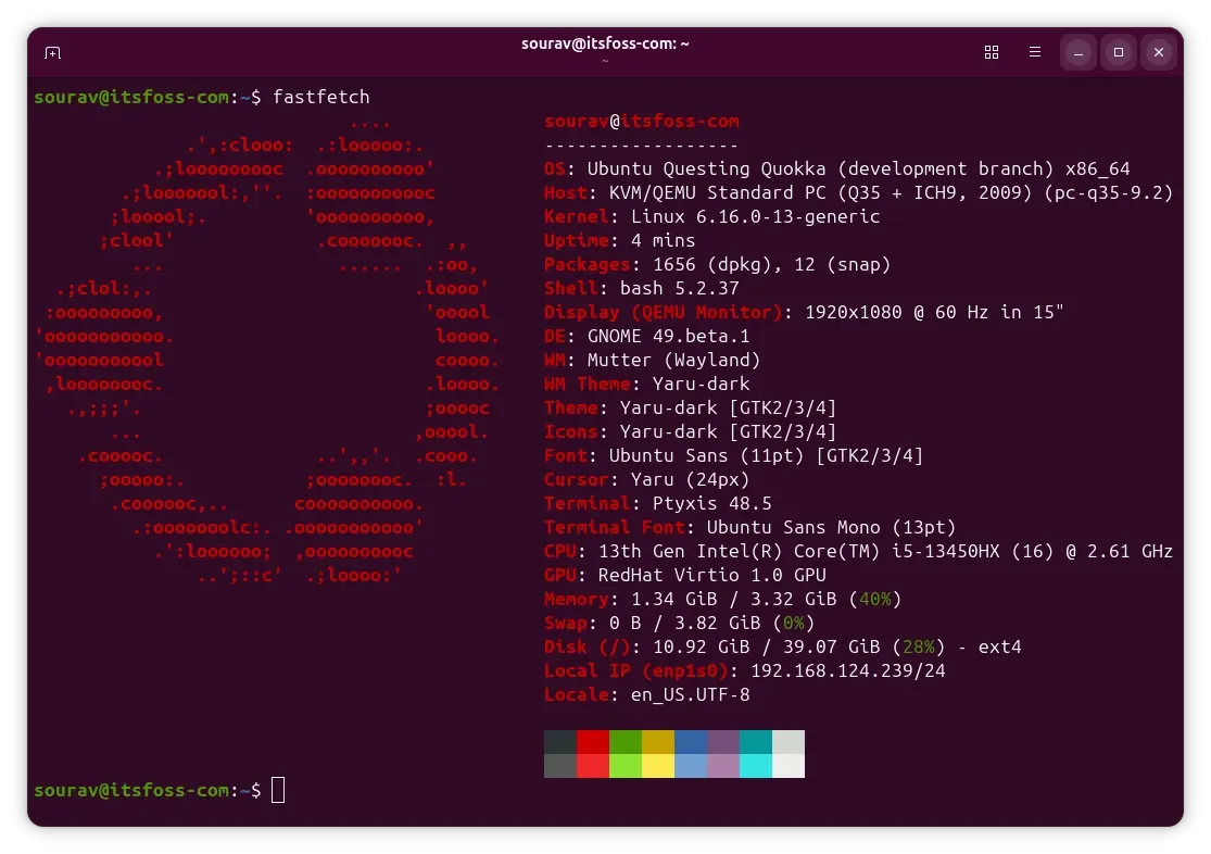 ubuntu-25-10-fastfetch-output ubuntu-25-10-fastfetch-output