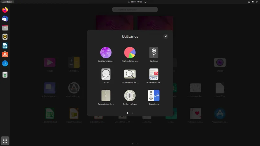 Utilitários no Ubuntu Utilitários no Ubuntu