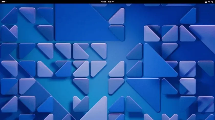 Uma captura de tela do GNOME 46 para referência