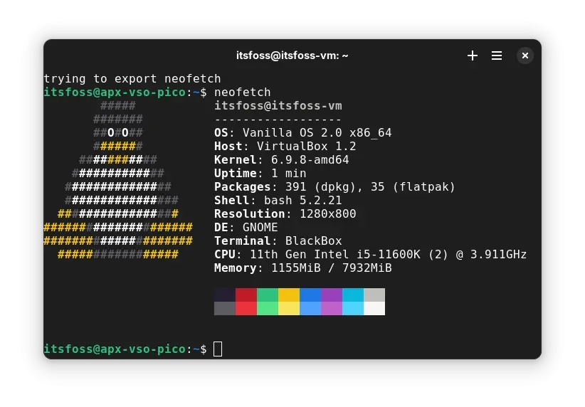 vanilla-os-2-neofetch