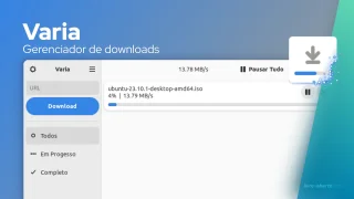 Varia: Um elegante gerenciador de download de código aberto com extensões de navegador