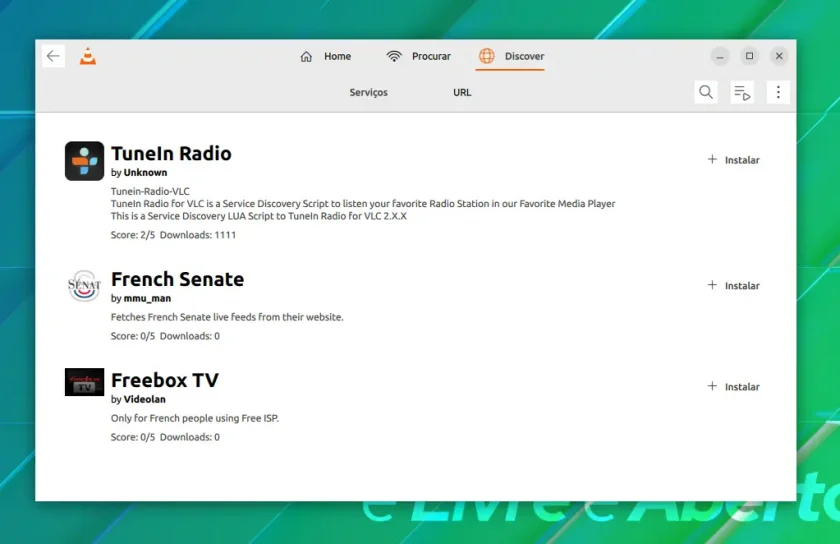 Uma visão inicial da interface do VLC 4.0 Uma visão inicial da interface do VLC 4.0