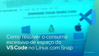 Como resolver o consumo excessivo de espaço do VS Code no Linux com Snap