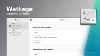 Monitore a integridade da bateria do seu laptop Linux com Wattage
