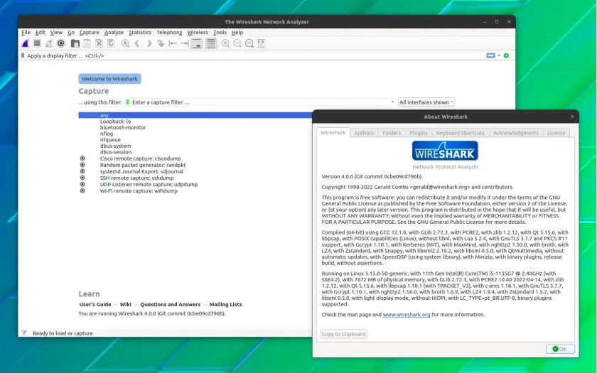 Wireshark 4.0 Wireshark 4.0