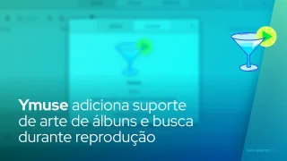 Ymuse, um cliente MPD, adiciona suporte de arte de álbuns e busca durante reprodução