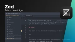 Zed, um editor de código-fonte aberto dos criadores do Atom