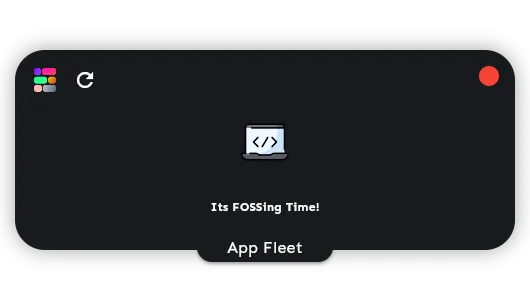 uma captura de tela do app fleet launcher