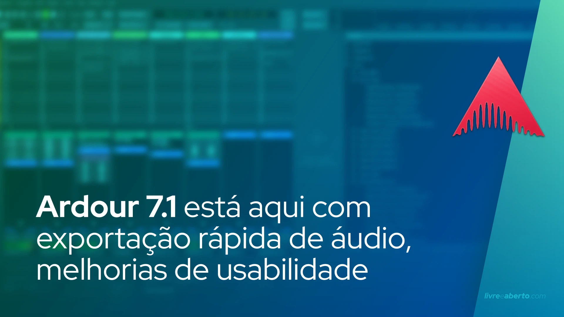 Ardour 7.1 está aqui com exportação rápida de áudio, melhorias de usabilidade