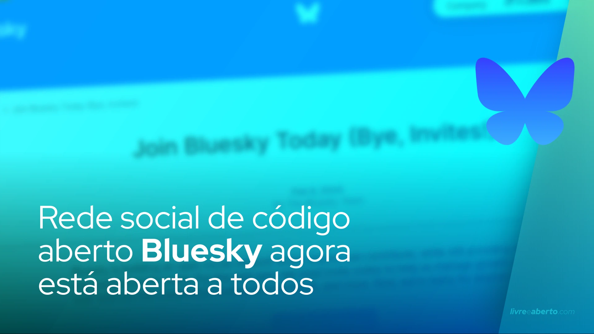 Rede social de código aberto Bluesky agora está aberta a todos
